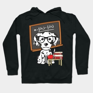 Funny dalmatian is teaching Hoodie